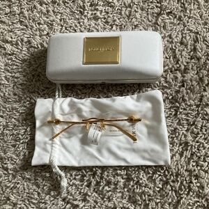 BOUCHERON EYEWEAR BC00700 005 OPTICAL FRAME GOLD. SIZE: 52-17-135.